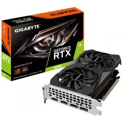 VGA NVIDIA RTX 3050 WINDFORCE OC 6 GB GIGABYTE (Espera 4 dias)